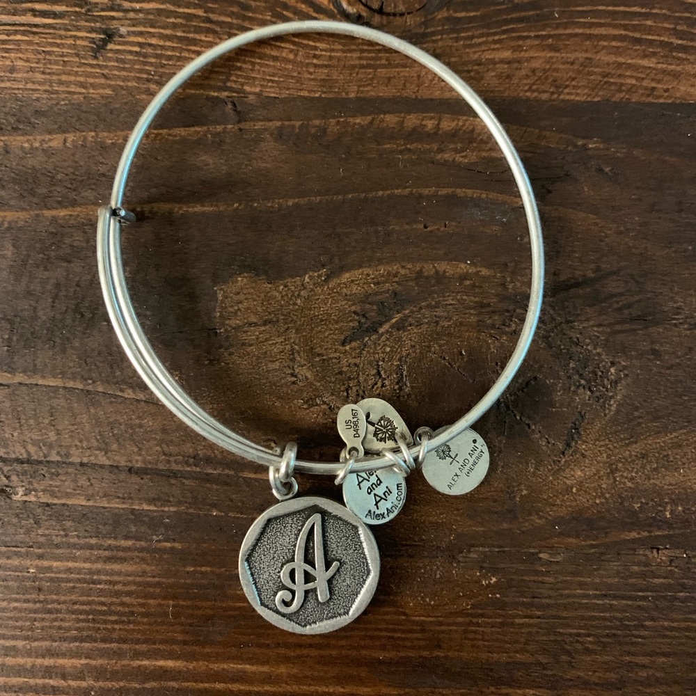 ALEX AND ANI: LETTER “A” INITIAL BRACELET ✨